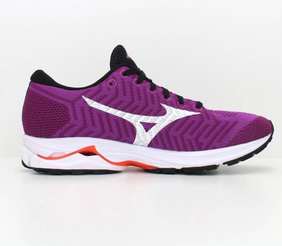 Mizuno Waveknit R1 paars hardloopschoenen dames