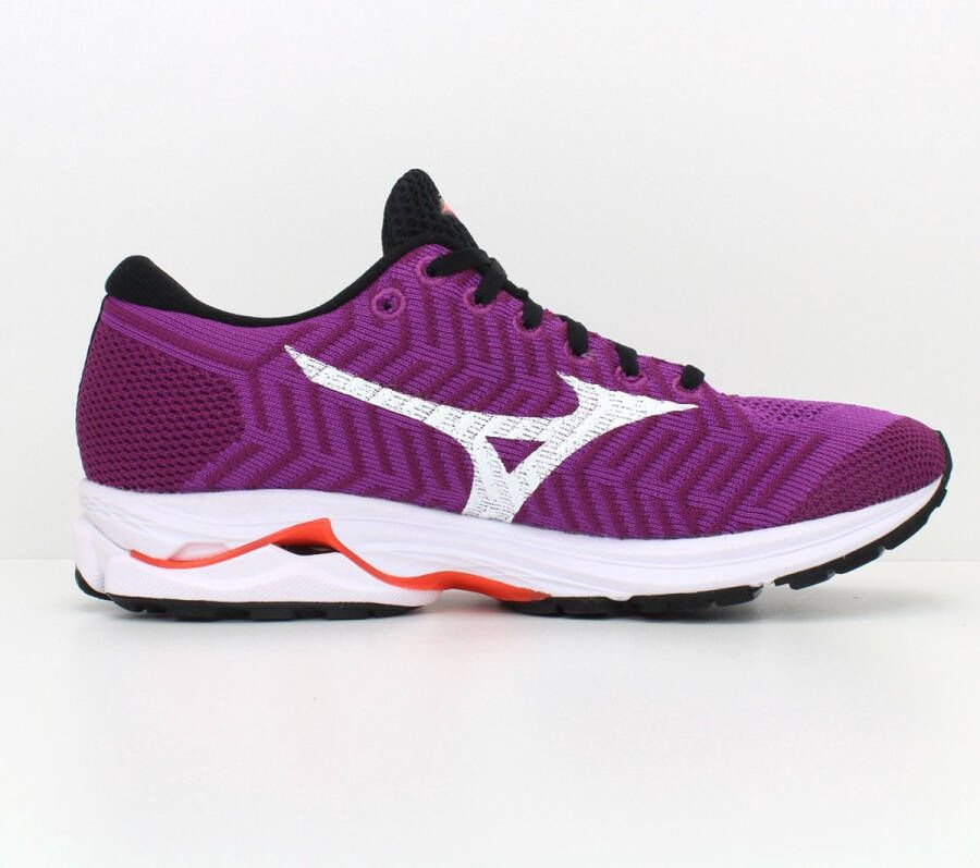 Mizuno Waveknit R1 paars hardloopschoenen dames