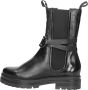 MJUS M79203-101-6002 Chelsea Zwart Leer Chelsea boots Dames - Thumbnail 2