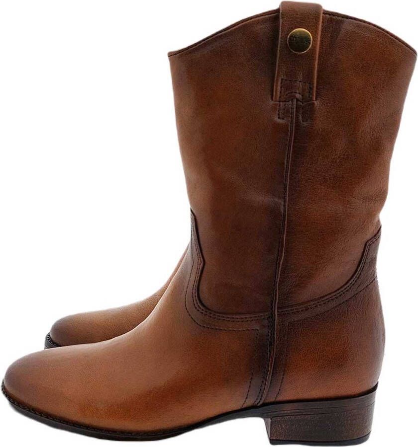 Mjus L46201 Western boots middelbruin