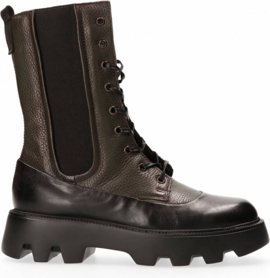 MJUS Lato Army Veterboot Zwart Dames