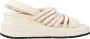 MJUS Flat Sandals Brown White Dames - Thumbnail 2