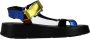 MJUS Velcro Platte Sandalen Multicolor Dames - Thumbnail 1