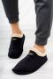 Moda frato Unisex Panduf Huisschoenen Huislaarzen Wollen Laarzen Antislipbasis Zwart - Thumbnail 2