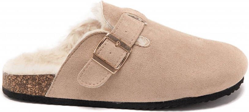 Mode-Mania Mode Mania Pantoffel Dames Beige