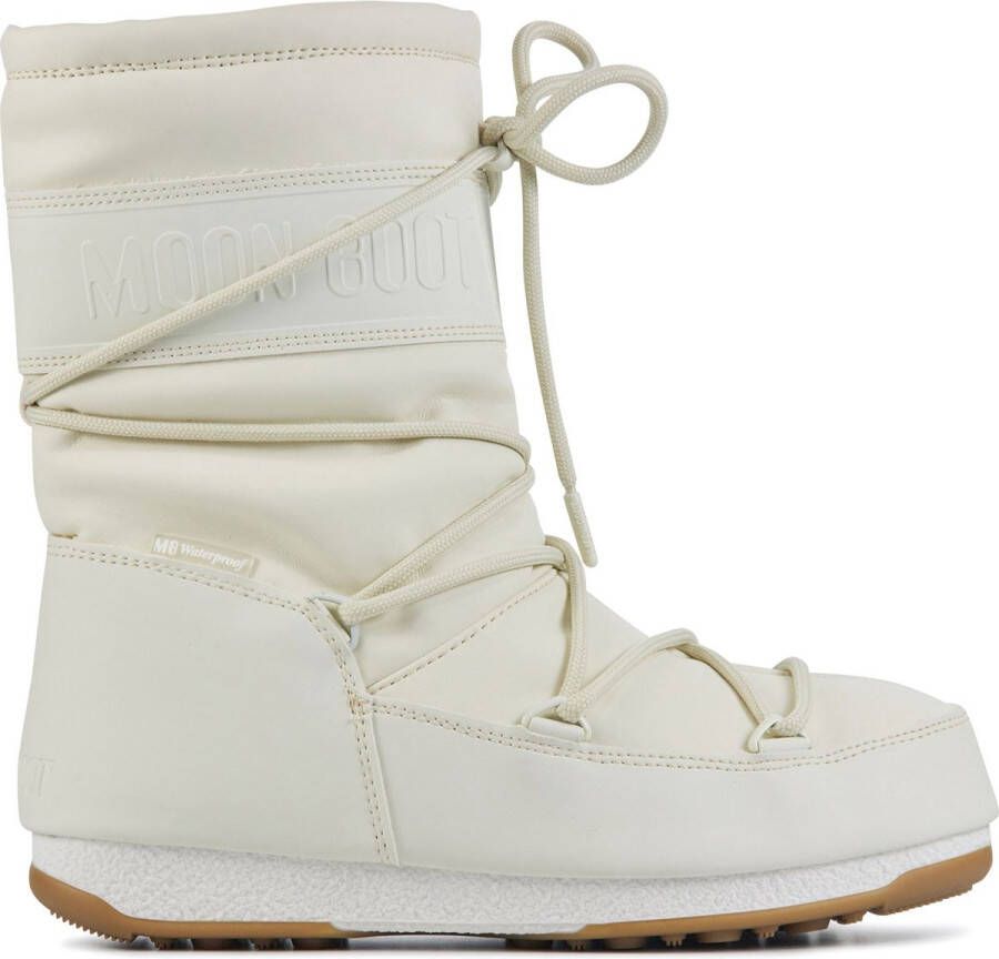 Moon Boot Enkellaarsjes Dames Outdoor Snowboots Damesschoenen Nylon 24010300 Gebroken wit