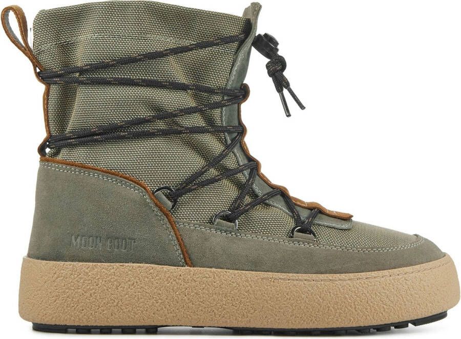 Moon Boot Enkellaarsjes Heren Outdoor Snowboots Herenschoenen Nylon 24400300 Beige combi