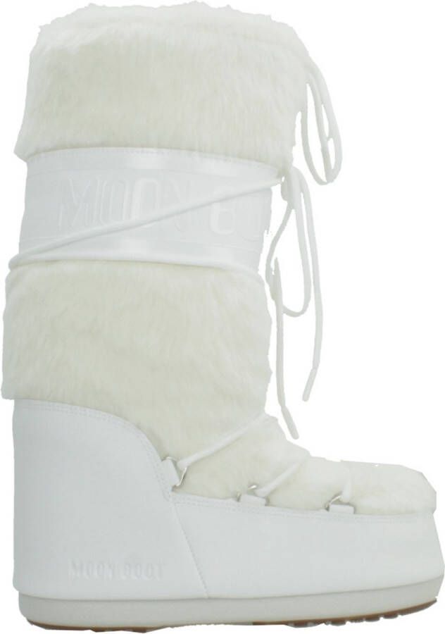 Moonboot Boots & laarzen Moon Boot Mn Icon Faux Fur Boots Off White 80d1408 in wit