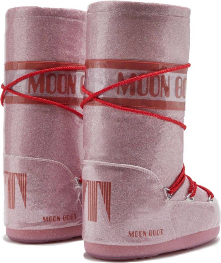 Moonboot Boots & laarzen Moon Boot Icon Glitter Boots Roze Icon Glitter 003 in poeder roze