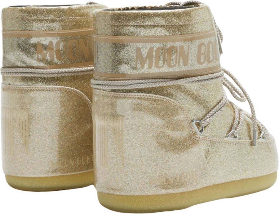 Moon Boot Icon Low Glitter Snowboots Sneeuwlaarzen Dames Goud