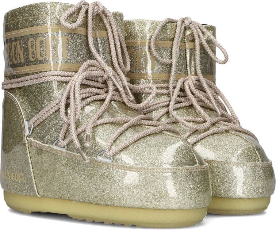 MOON BOOT Snowboots Dames Icon Low Glitter Maat: 39 Materiaal: Textiel Kleur: Goud