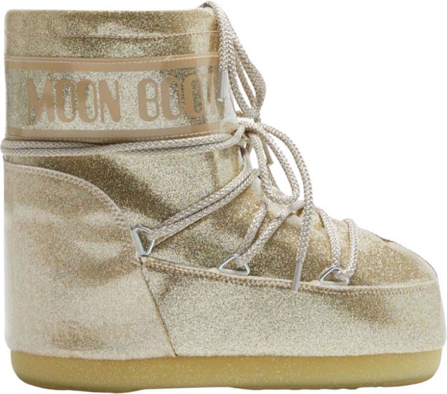 Moon Boot Icon Low Glitter Snowboots Sneeuwlaarzen Dames Goud