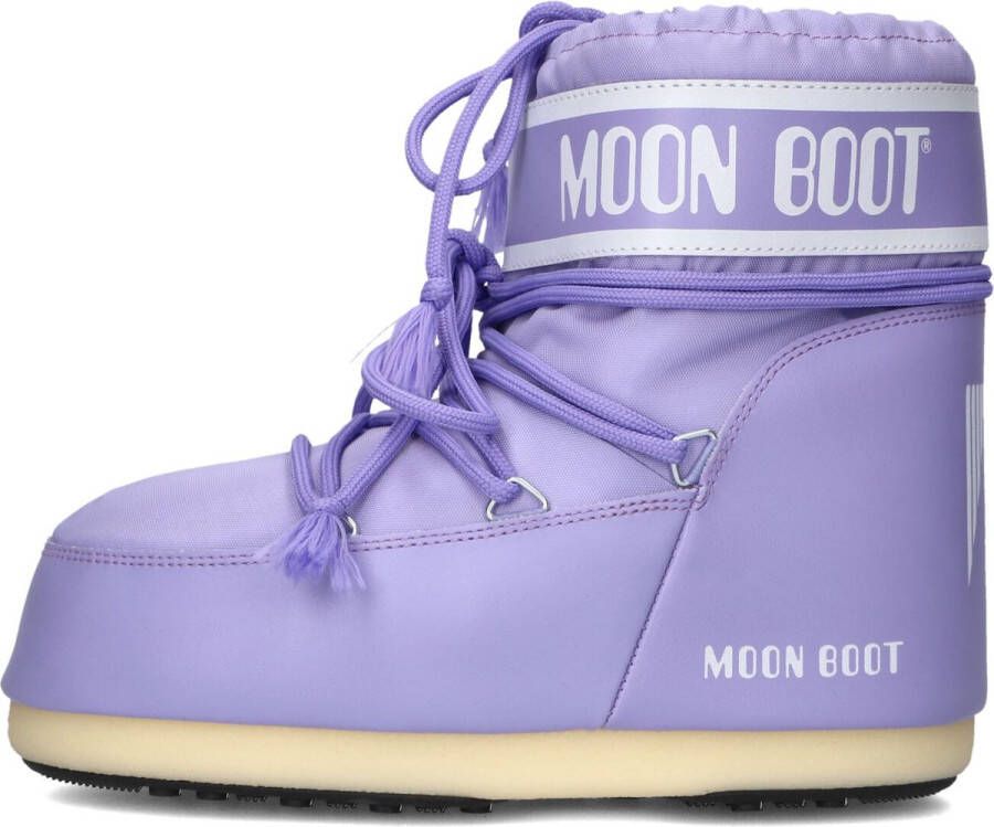 MOON BOOT Snowboots Dames Icon Low Nylon Maat: 42 Materiaal: Textiel Kleur: Lila - Foto 2