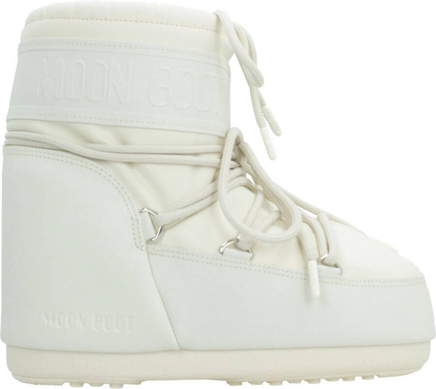 Moon boot Witte Icon Low Rubber Winterlaarzen White Dames