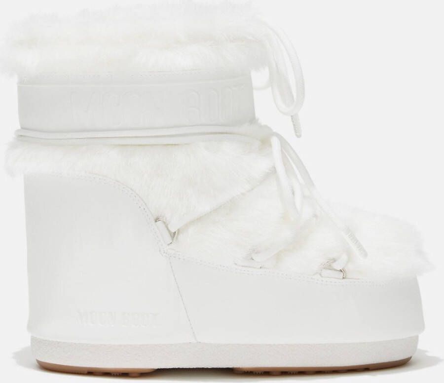 Moon Boot ICON LOW WHITE FAUX Thermoboots Snowboots Sneeuwlaarzen Wit 36-38 (8059791060436)