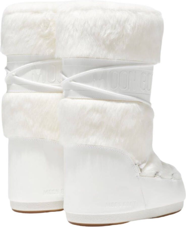 Moon Boot Laarzen Off White Mn Icon Faux Fur Boots Off White 80d1408900