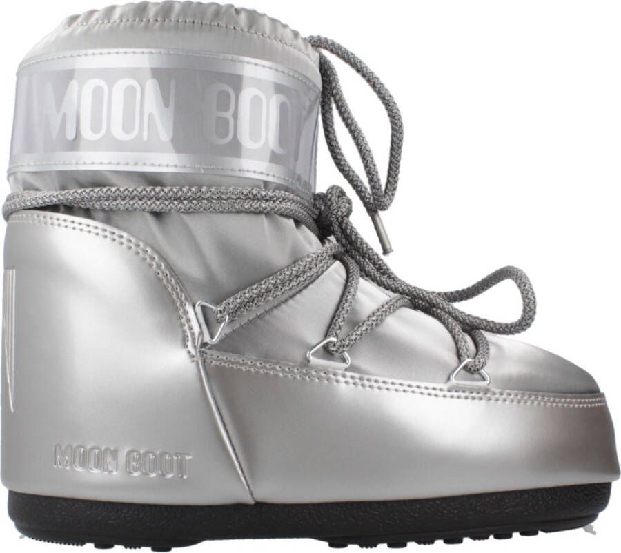 Moon boot Icon Low Glance snowboot met waterafstotende coating en metallic finish