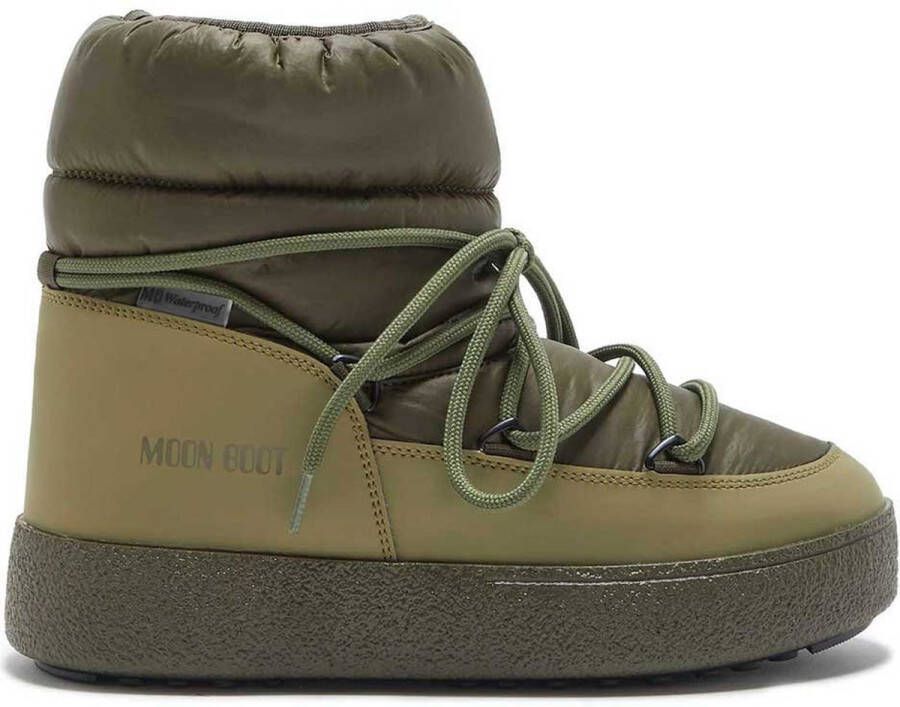 Moon Boot Ltrack Low Nylon Sneeuw Laarzen Groen Vrouw