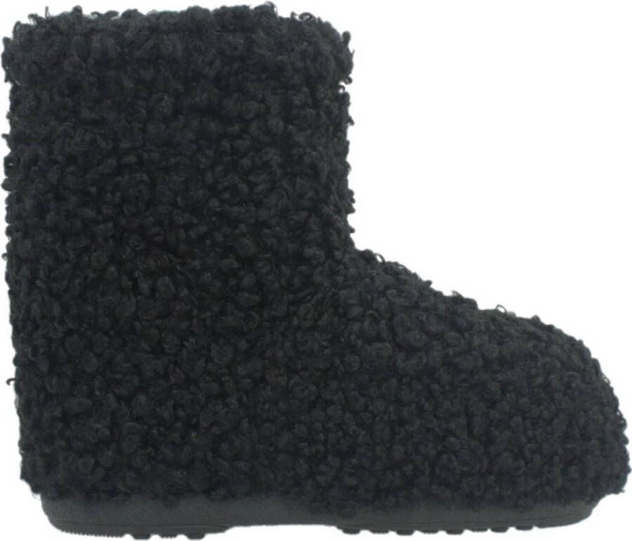 Moon boot Icon Faux Curly Low sneeuwlaarzen Black Dames