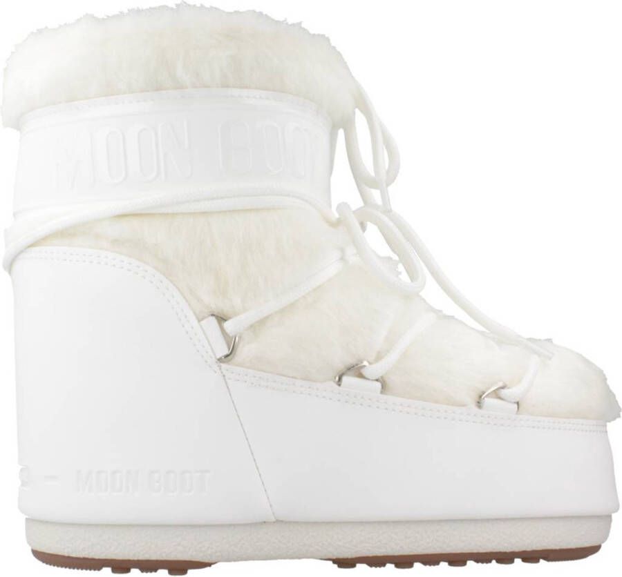 Moon boot Sneeuwlaarzen Icoon Laag Nepbont White Dames