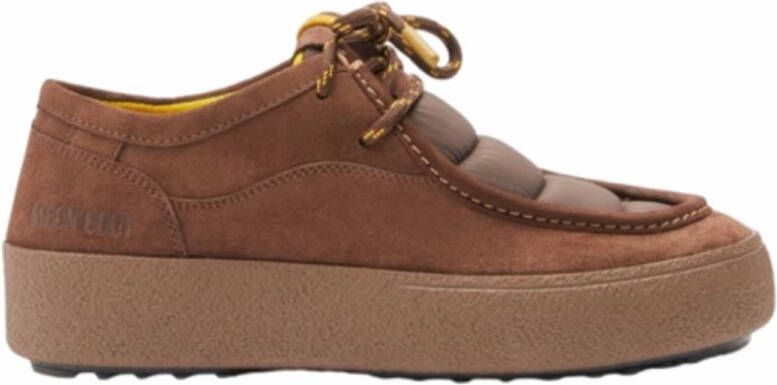 Moon boot Platte Bruine Winterschoenen Brown Heren