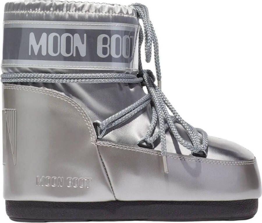 Moon boot Icon Low Glance snowboot met waterafstotende coating en metallic finish