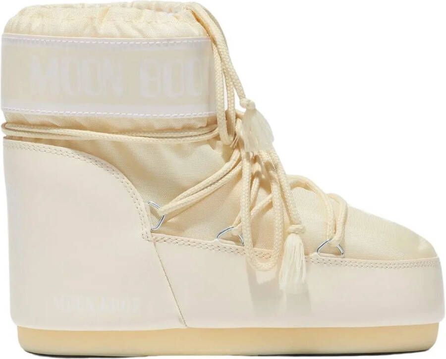 Moon boot Sneeuwlaarzen 'Icon Low Nylon' Beige Dames