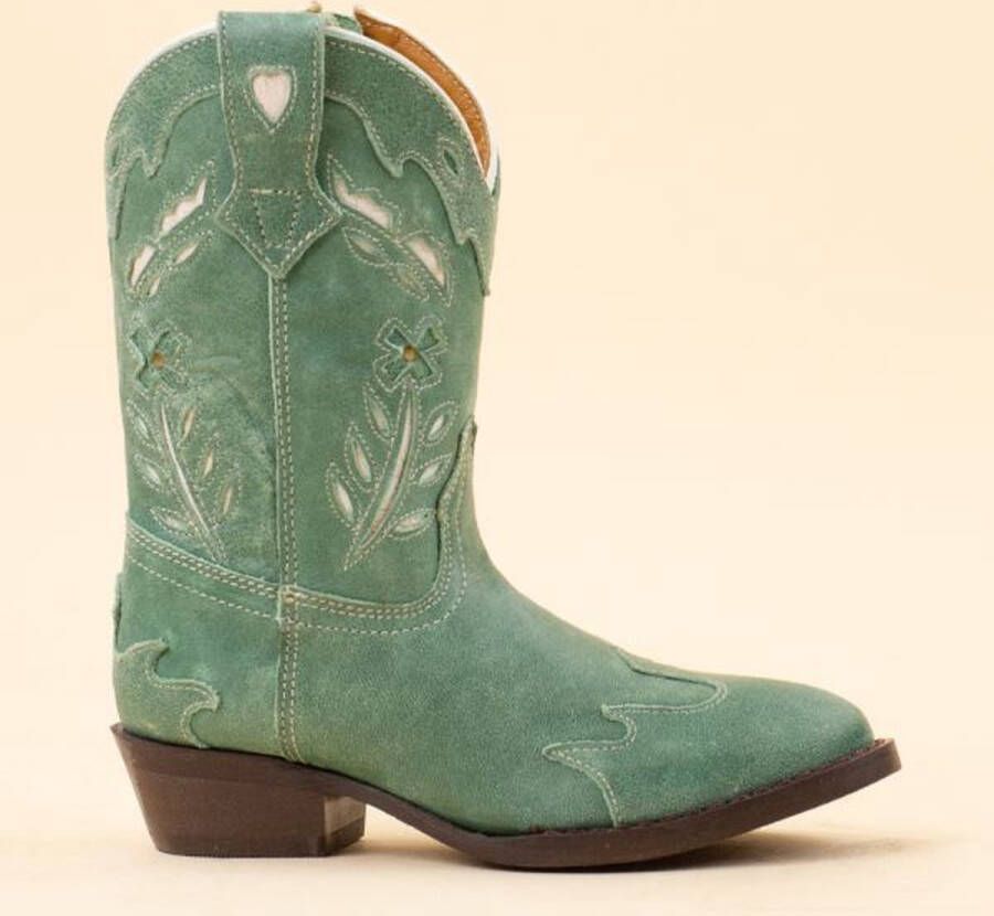 Moonrise Jacira cowboylaarsjes turquoise