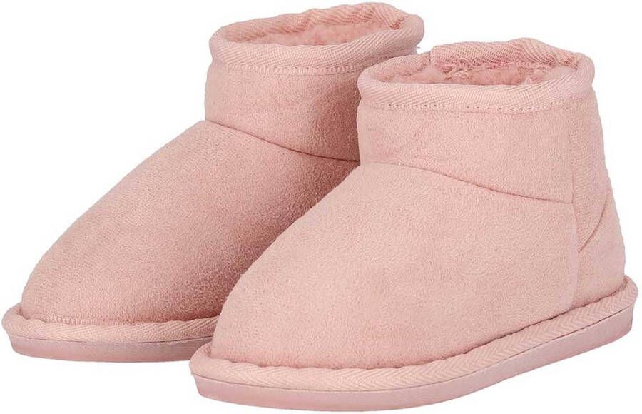 Morethansocks Kinder pantoffels Suede Roze Sloffen Sloffen