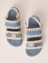 MOU Blauw Bio Strap Sandalen Blauw Mu.sw461001t - Thumbnail 4