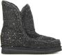 MOU Enkellaarsjes Dames Inner Wedge Tweed Maat: 38 Materiaal: Textiel Kleur: Zwart - Thumbnail 2