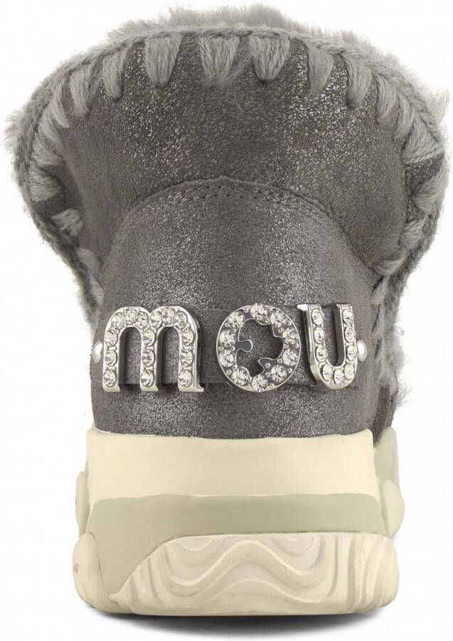 MOU Eskimo Trainerlaarzen Strass Logo Streetwear Vrouwen