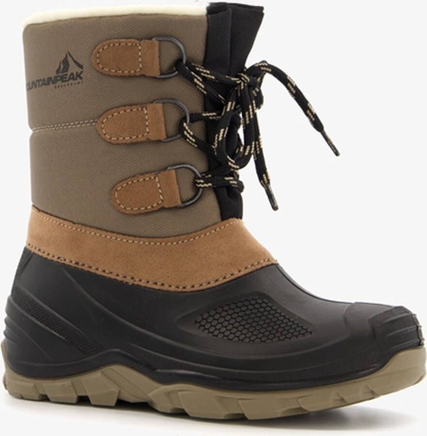 Mountain Peak gevoerde kinder snowboots bruin Moonboots