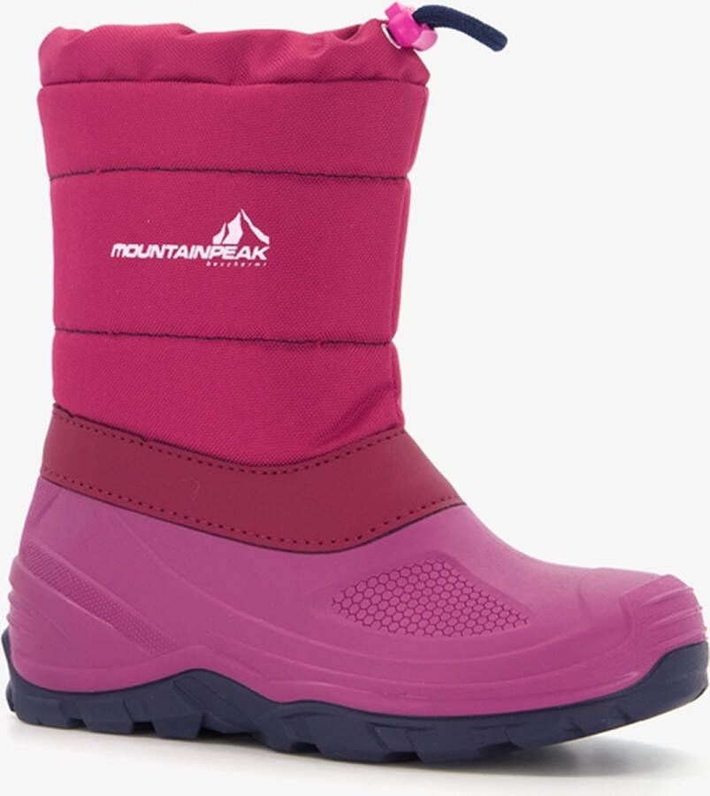 Mountain Peak gevoerde kinder snowboots roze Moonboots