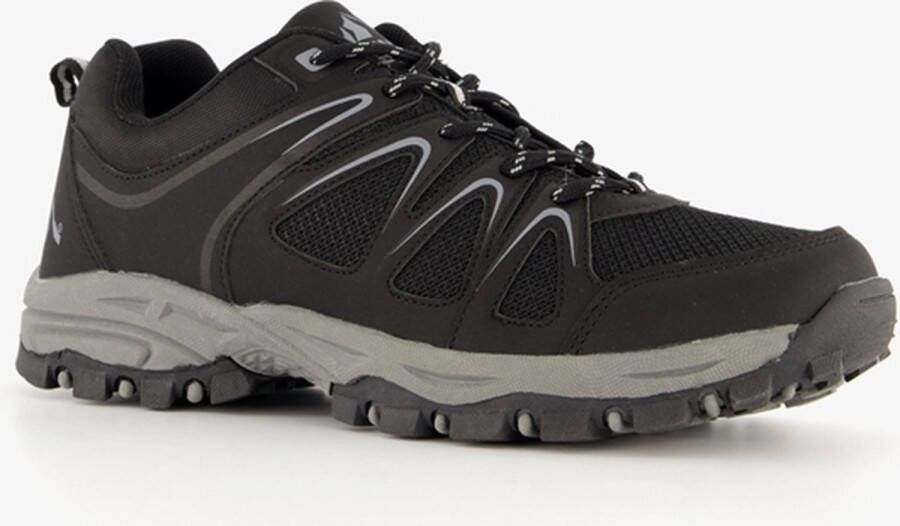 Mountain Peak heren wandelschoenen categorie A Zwart Uitneembare zool