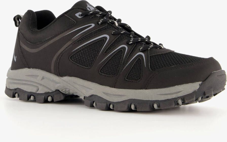 Mountain Peak heren wandelschoenen categorie A Zwart Uitneembare zool