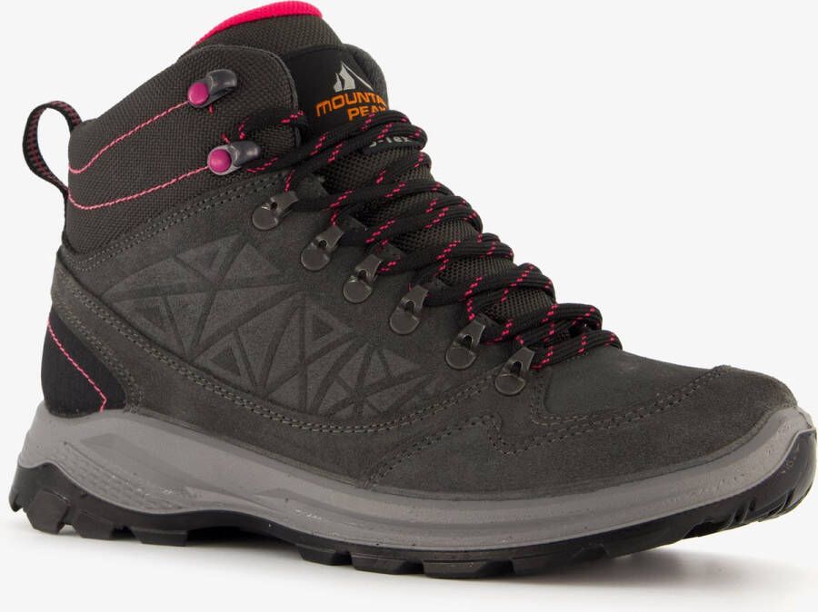 Mountain Peak hoge dames wandelschoenen cat. A B Grijs Echt leer Uitneembare zool