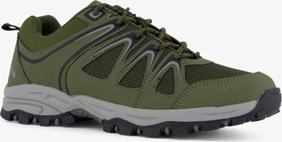 Mountain Peak lage heren wandelschoenen cat. A Groen Extra comfort Memory Foam