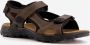 Mountain Peak leren heren sandalen bruin - Thumbnail 11