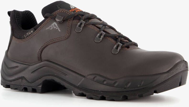 Mountain Peak leren heren wandelschoenen cat. A B Bruin Uitneembare zool