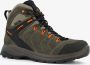 Mountain Peak leren heren wandelschoenen cat. A B Groen Uitneembare zool - Thumbnail 2