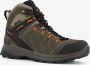 Mountain Peak leren heren wandelschoenen cat. A B Groen Uitneembare zool - Thumbnail 1