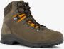 Mountain Peak leren heren wandelschoenen cat. B Zwart Uitneembare zool - Thumbnail 1