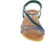 Mrchlabel Mrch Label Faye Dames Sandalen Slippers donkergroen - Thumbnail 1