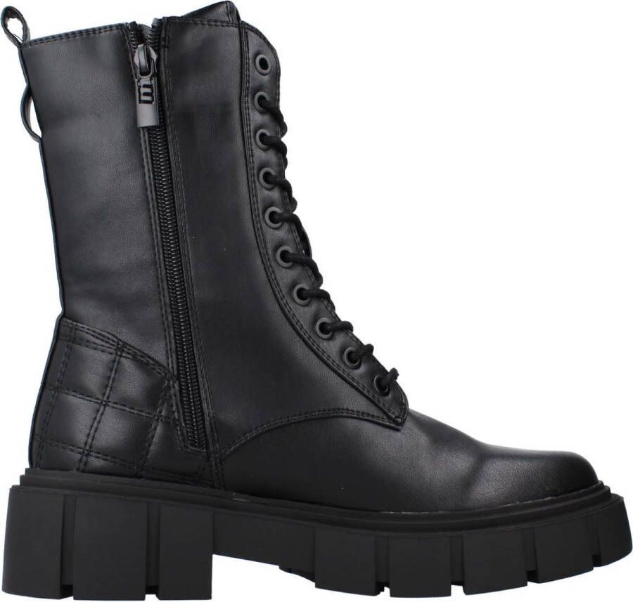 Mtng Lace-up Boots Black Dames