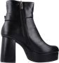 Mtng Heeled Boots Black Dames - Thumbnail 1