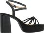 Mtng Modieuze Hoge Hak Sandalen Black Dames - Thumbnail 1