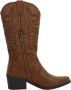 Mtng Western Style Cowboy Boots Brown Dames - Thumbnail 1