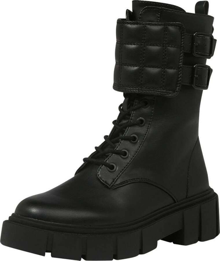 Mtng Lace-up Boots Black Dames