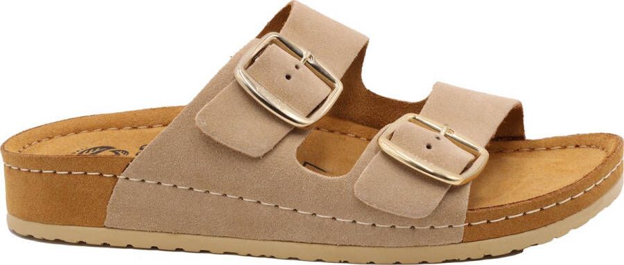 Mubb Beige Slipper Dames